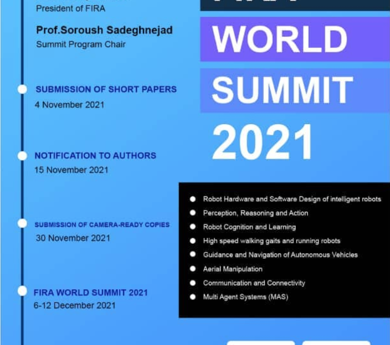 FIRA World Summit 2021 Update – Submission of short papers date